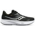 Men's Saucony Ride 16, Black/White, 8 D Medium