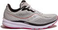 Women's Saucony Ride 14, Fog/Cherry, 7.5 B Medium