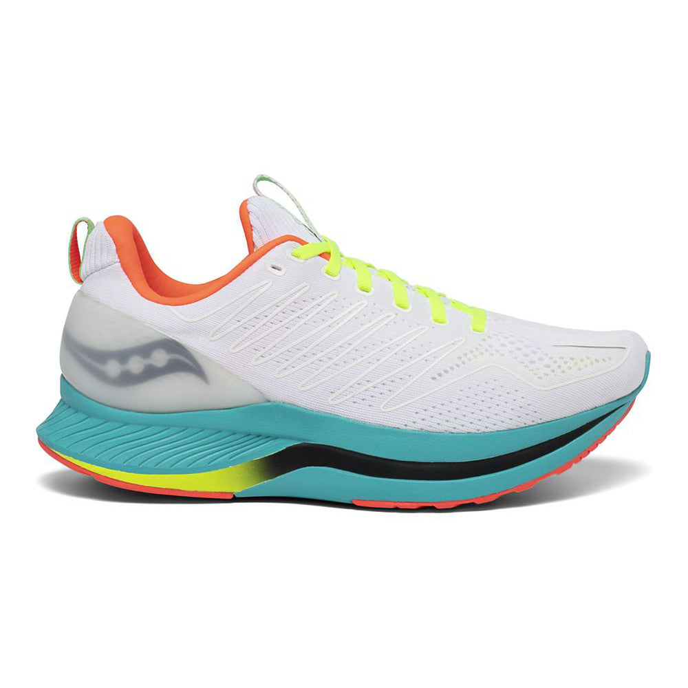 Men's Saucony Endorphin Shift, White Mutant, 10.5 D Medium