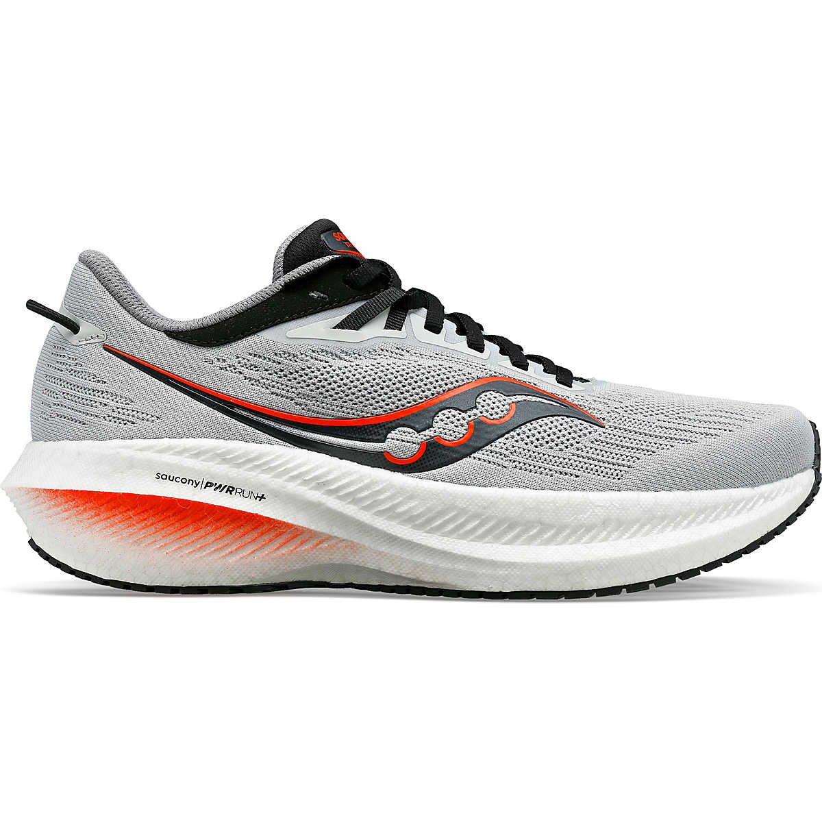 Men's Saucony Triumph 21, Concrete/Black, 9 D Medium