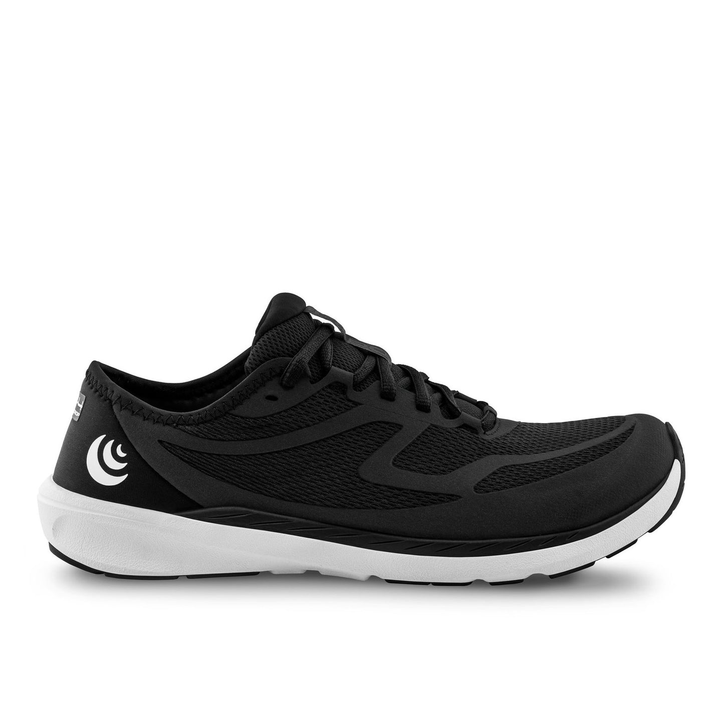 Women's Topo Athletic ST-4, Black/White, 10 B Medium