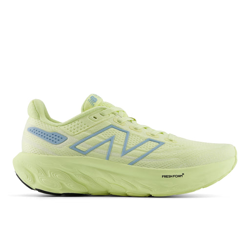 Women's New Balance Fresh Foam X 1080v13, Limelight/Chrome Blue/Silver Metallic, 8 B Medium