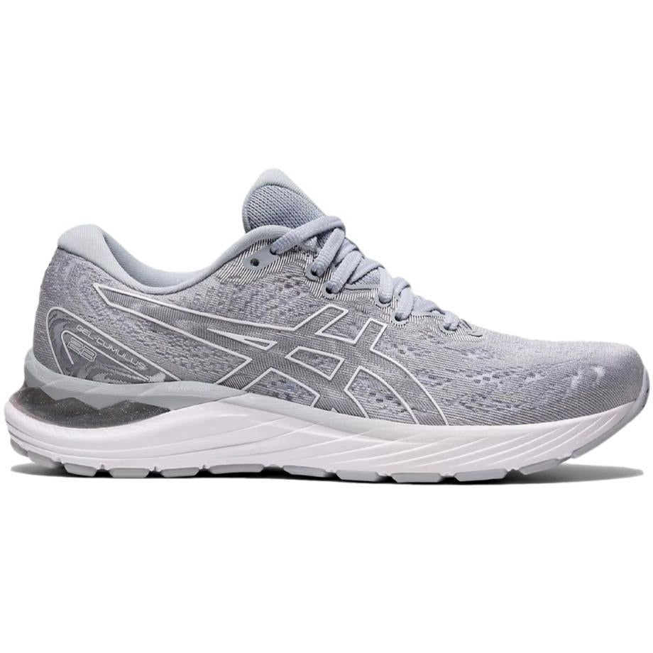 Women's Asics GEL-Cumulus 23, Piedmont Grey/White, 8 B Medium