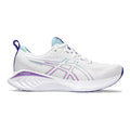 Women's Asics Gel-Cumulus 25, White/Gris Blue, 12 B Medium
