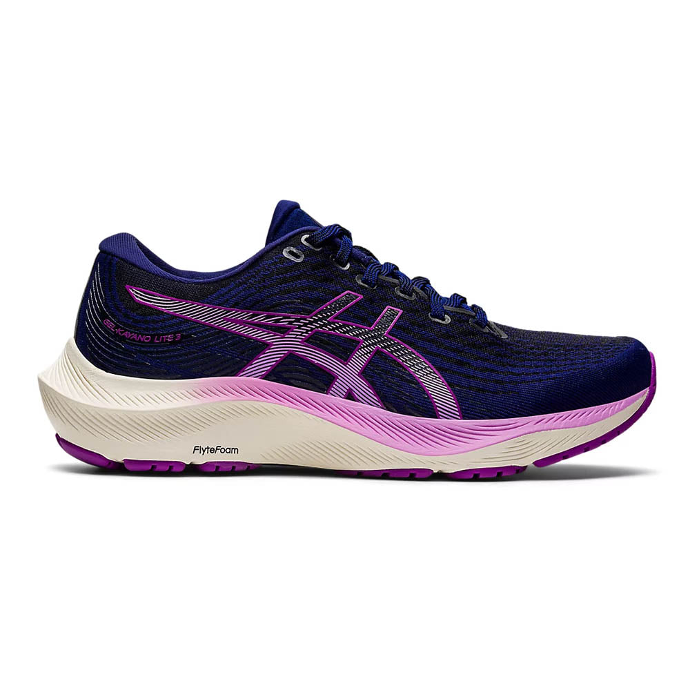 Women's Asics GEL-Kayano Lite 3, Dive Blue/Orchid, 8 B Medium