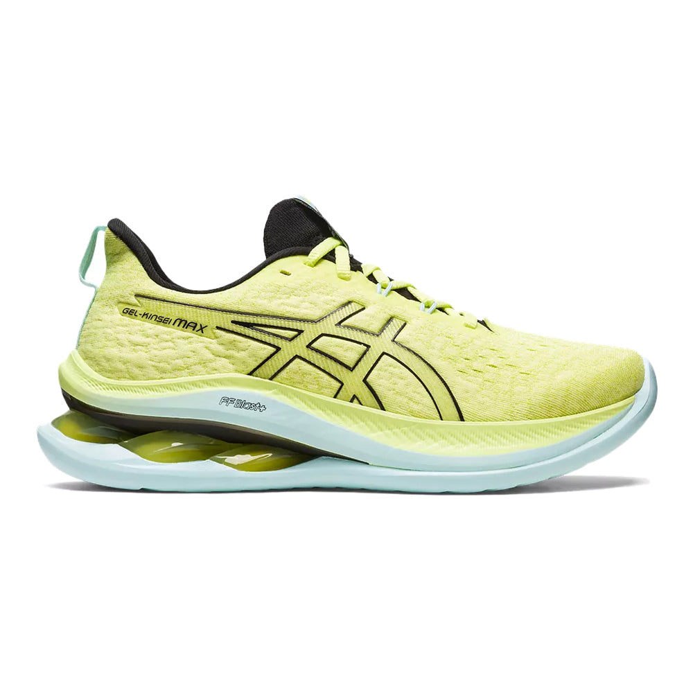 Women's Asics Gel-Kinsei Max, Glow Yellow/Black, 6.5 B Medium