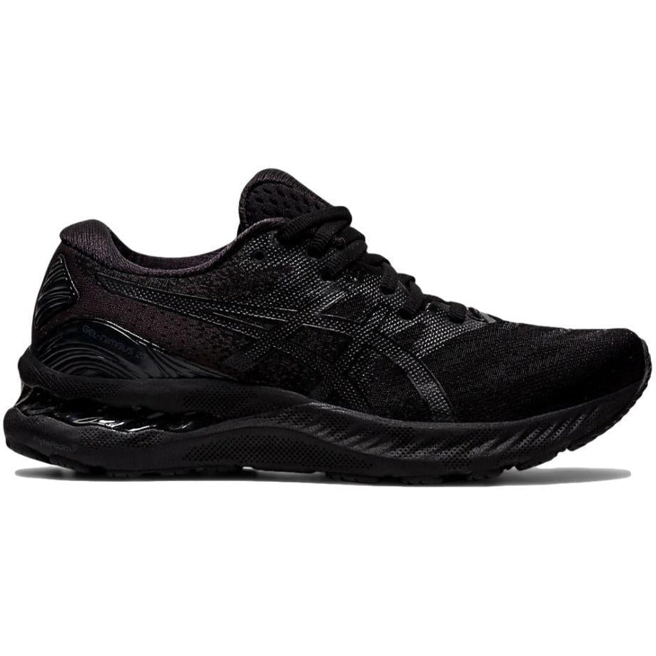 Women's Asics Gel-Nimbus 23, Black/Black, 8 B Medium