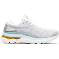 Women's Asics GEL-Nimbus 24, White/Pure Silver, 11 B Medium