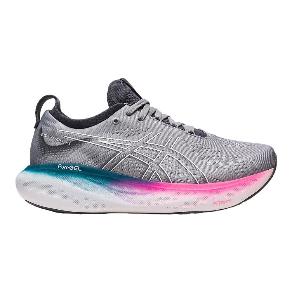 Women's Asics Gel-Nimbus 25, Sheet Rock/White, 10.5 B Medium