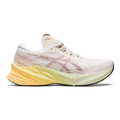 Women's Asics Novablast 3, Cream/Fawn, 8.5 B Medium