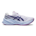 Women's Asics Novablast 3, White/Dive Blue, 9.5 B Medium