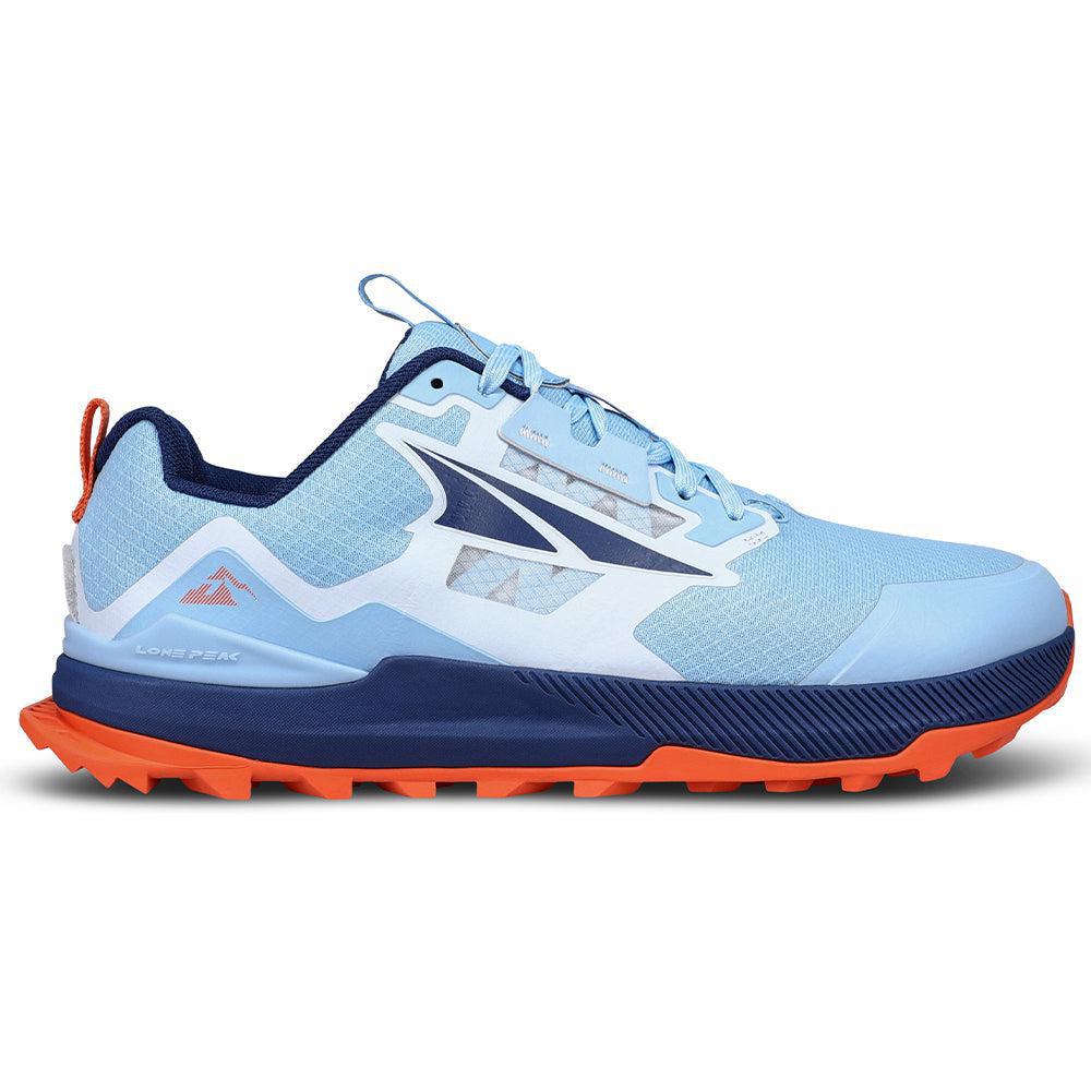 Women's Altra Lone Peak 7, Blue/Orange, 9 B Medium