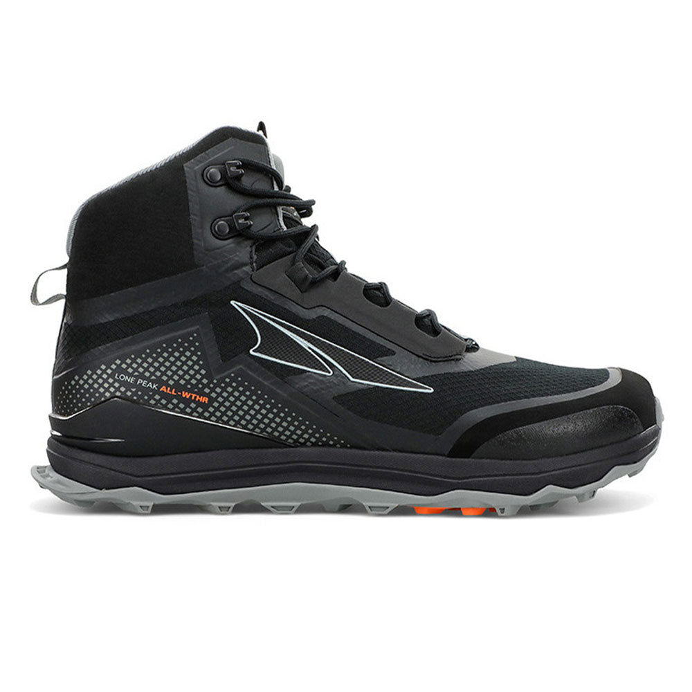 Women's Altra Lone Peak All-WTHR Mid, Black, 8 B Medium