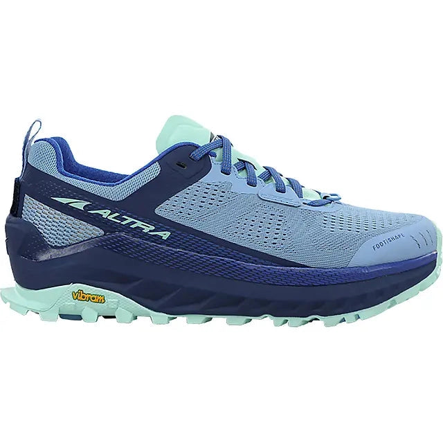Women's Altra Olympus 4, Navy/Light Blue, 8 B Medium
