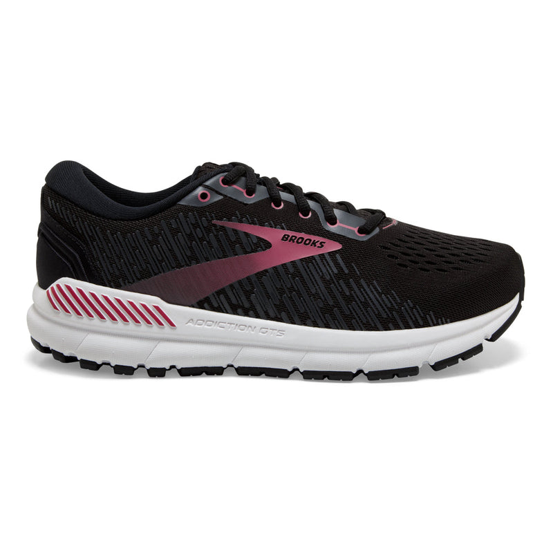 Women's Brooks Addiction GTS 15, Black/Ebony/Mauvewood, 8 B Medium