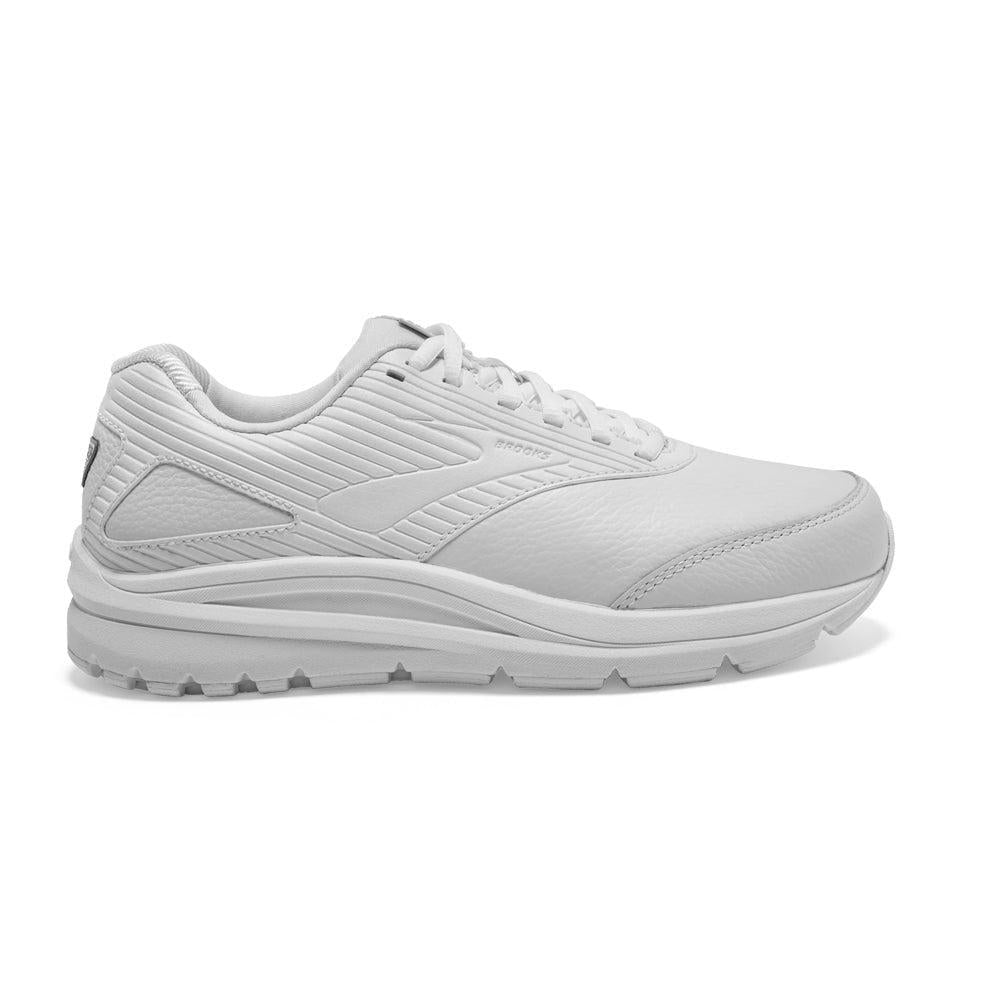 Women's Brooks Addiction Walker 2, White/White, 8 2E Extra Wide