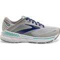 Women's Brooks Adrenaline GTS 22, Alloy/Blue/Green, 7 B Medium