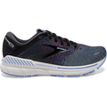 Women's Brooks Adrenaline GTS 22, Lavender/Black/Grey, 9 B Medium