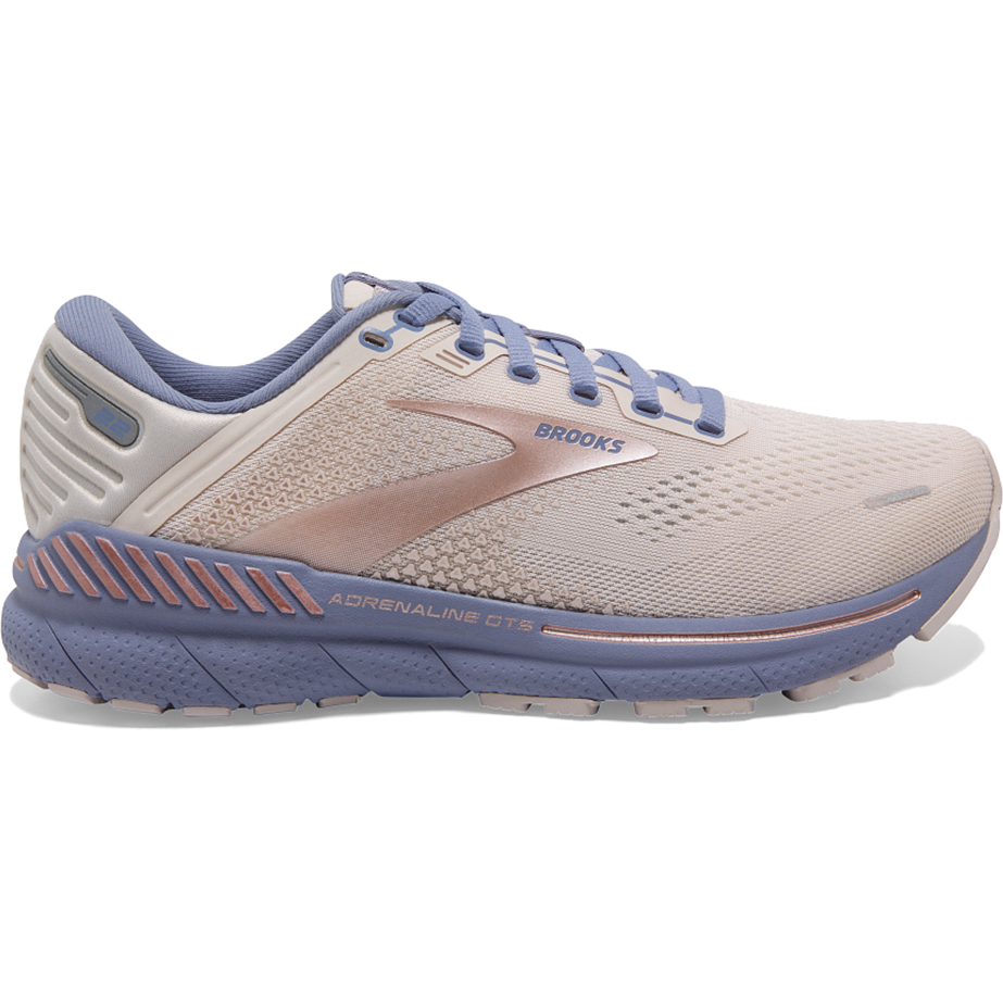 Women's Brooks Adrenaline GTS 22, Lilac/Tempest/Pink, 10 B Medium