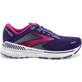 Women's Brooks Adrenaline GTS 22, Navy/Yucca/Pink, 7 B Medium