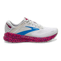 Women's Brooks Adrenaline GTS 22, White/Oyster/Brilliant, 8.5 B Medium