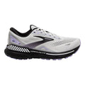 Women's Brooks Adrenaline GTS 23, Grey/Black/Purple, 6 B Medium