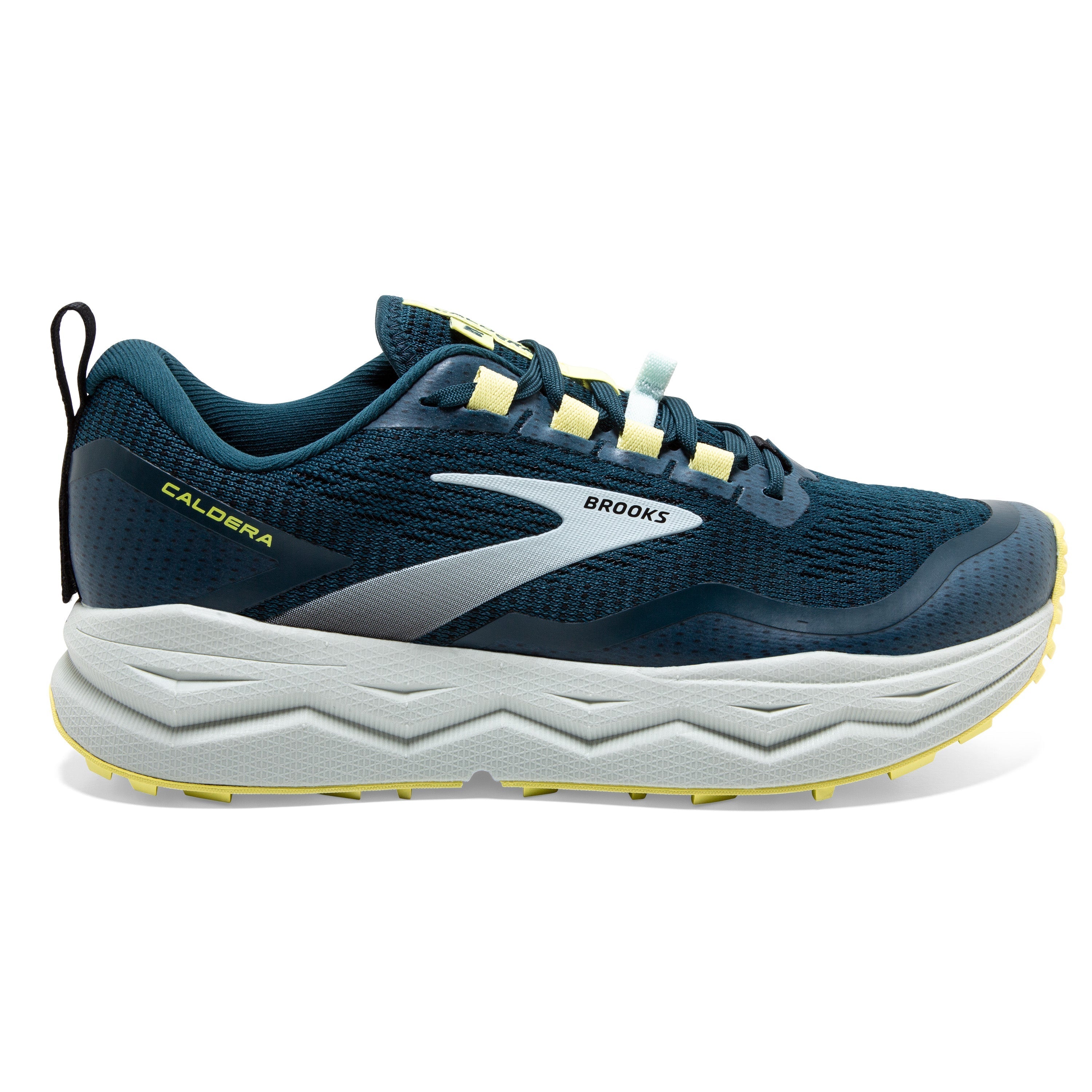 Women's Brooks Caldera 5, Pond/Black/Charlock, 9 B Medium