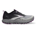 Women's Brooks Cascadia 17, Oyster/Blackened Pearl/Purple, 9 B Medium