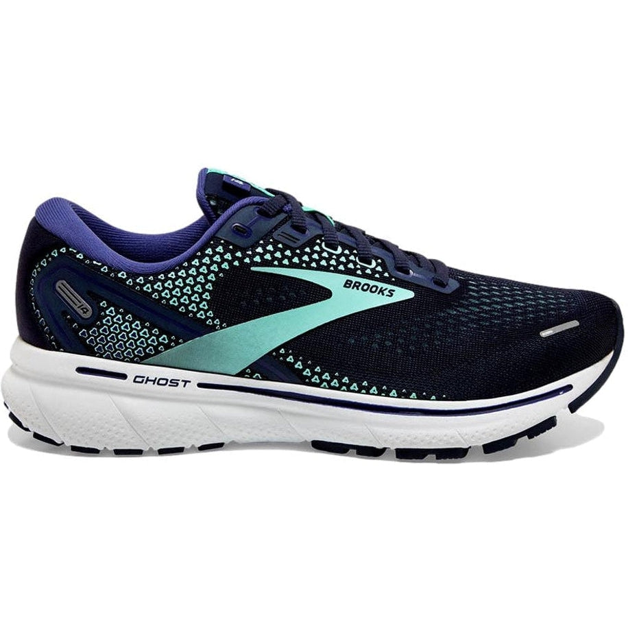 Women's Brooks Ghost 14, Peacoat/Yucca/Navy, 8.5 B Medium