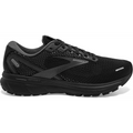 Women's Brooks Ghost 14, Black/Black/Ebony, 7.5 D Wide