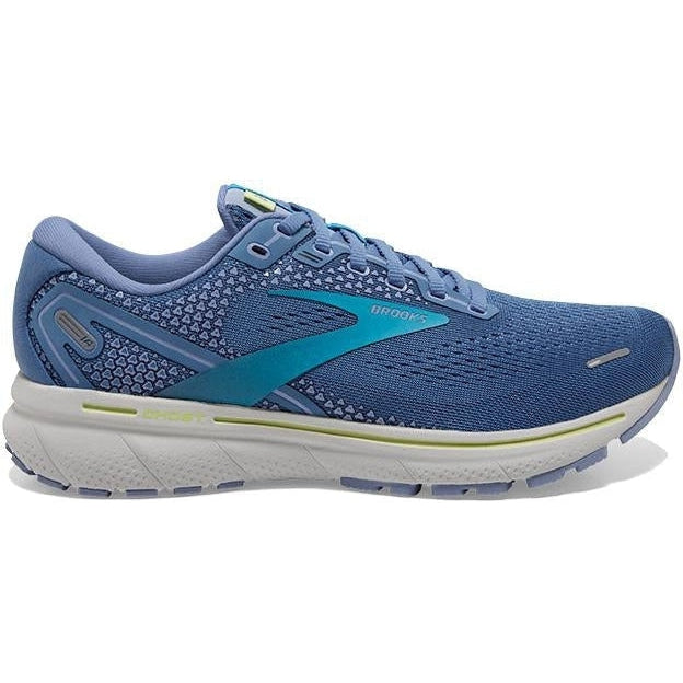 Women's Brooks Ghost 14, Blue/Ocean/Oyster, 8.5 B Medium