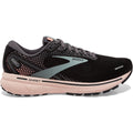 Women's Brooks Ghost 14, Black/Pearl/Peach, 12 B Medium