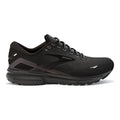 Women's Brooks Ghost 15, Black/Black/Ebony, 7.5 B Medium