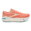 Women's Brooks Ghost Max, Papaya/Apricot/Blue, 10 B Medium