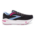 Women's Brooks Ghost Max, Ebony/Open Air/Lilac Rose, 9 D Wide