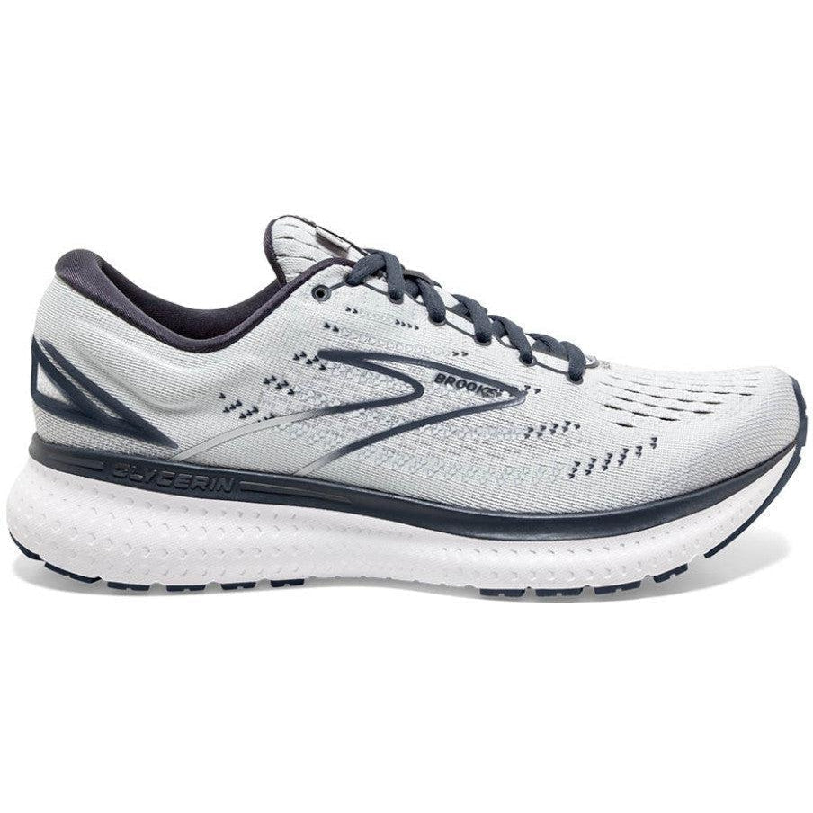 Women's Brooks Glycerin 19, Grey/Ombre/White, 6.5 B Medium