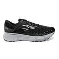 Women's Brooks Glycerin 20, Black/White/Alloy, 10.5 D Wide