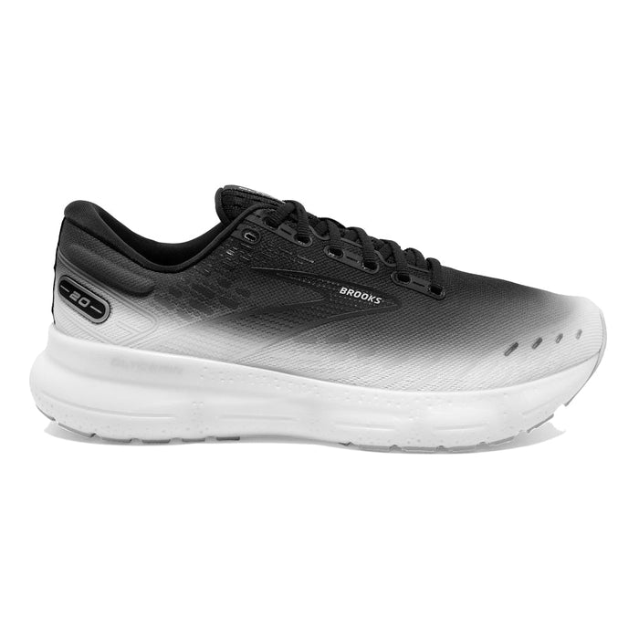 Women's Brooks Glycerin 20, Black/Lilac/White, 9 B Medium
