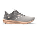 Women's Brooks Launch 10, Grey/Crystal Grey/Pale Peach, 9 B Medium
