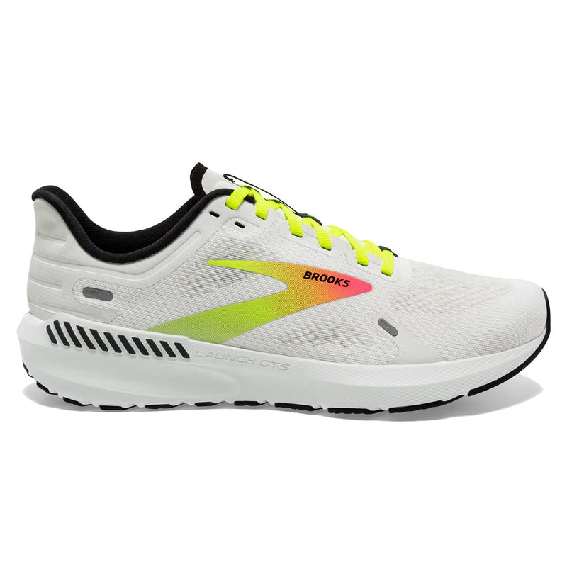 Women's Brooks Launch 9, White/Pink/Nightlife, 10.5 B Medium