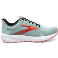 Women's Brooks Launch 9, Blue Surf/Black/Cherry Tomato, 9 B Medium