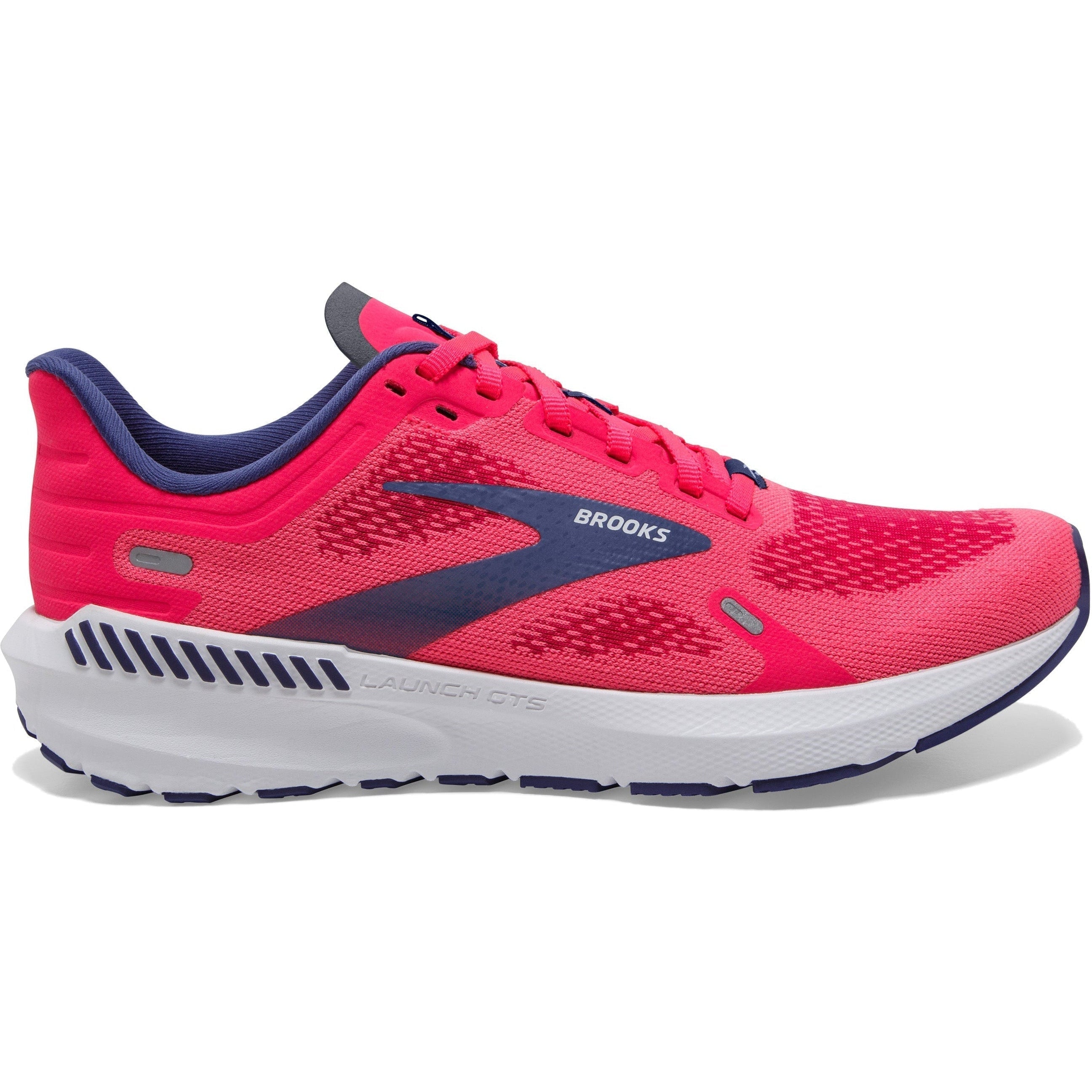 Women's Brooks Launch GTS 9, Pink/Fuchsia/Cobalt, 10 B Medium