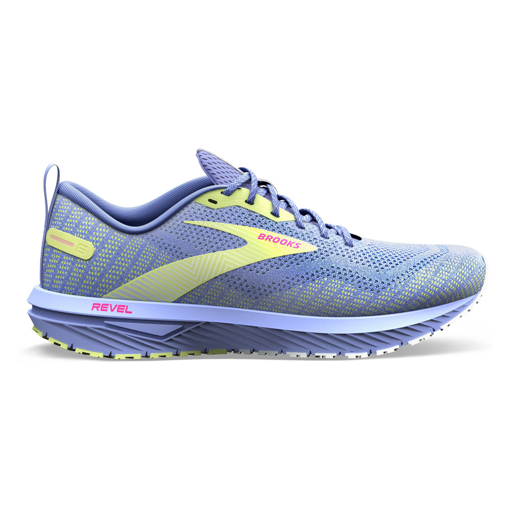 Women's Brooks Revel 6, Purple/Pink, 10 B Medium