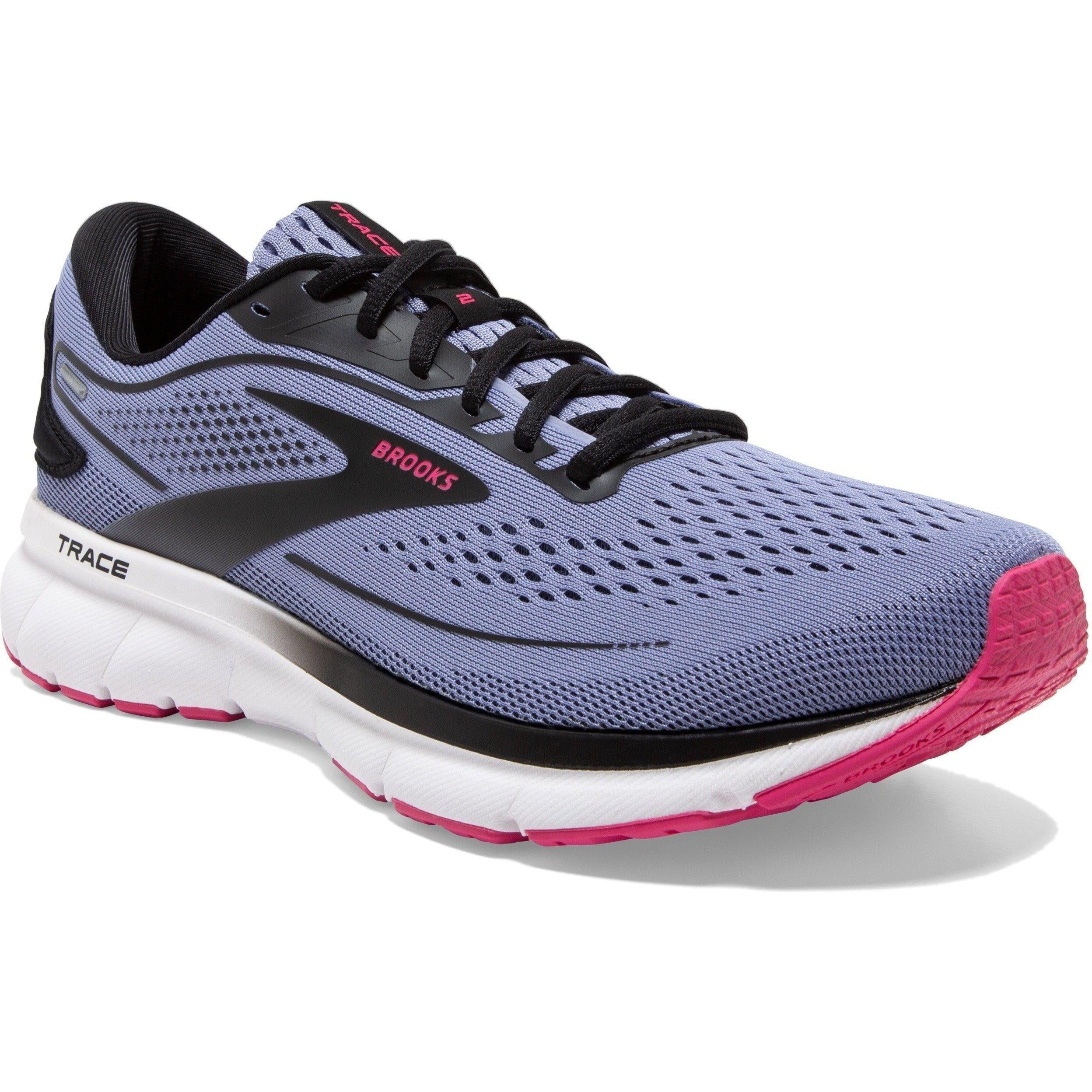 Women's Brooks Trace 2, Purple Impression/Black/Knocko, 6.5 B Medium