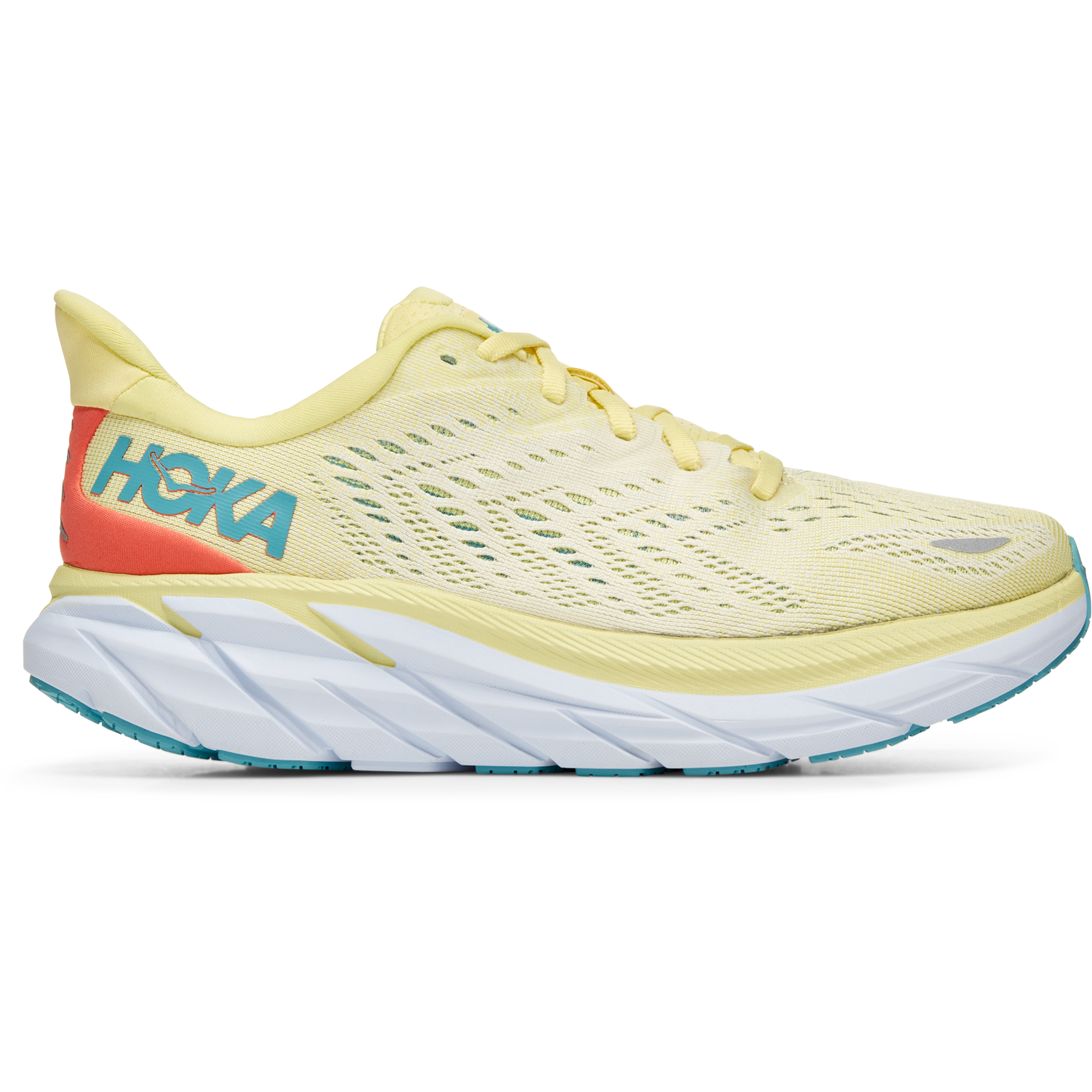 Women's Hoka One One Clifton 8, Yellow Pear/Sweet Corn, 7.5 B Medium