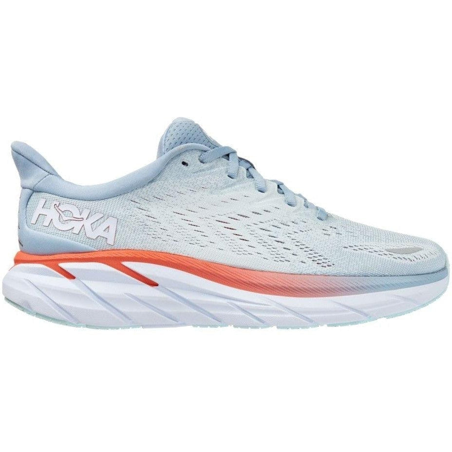 Women's Hoka One One Clifton 8, Blue Fog/Plein Air, 10.5 B Medium