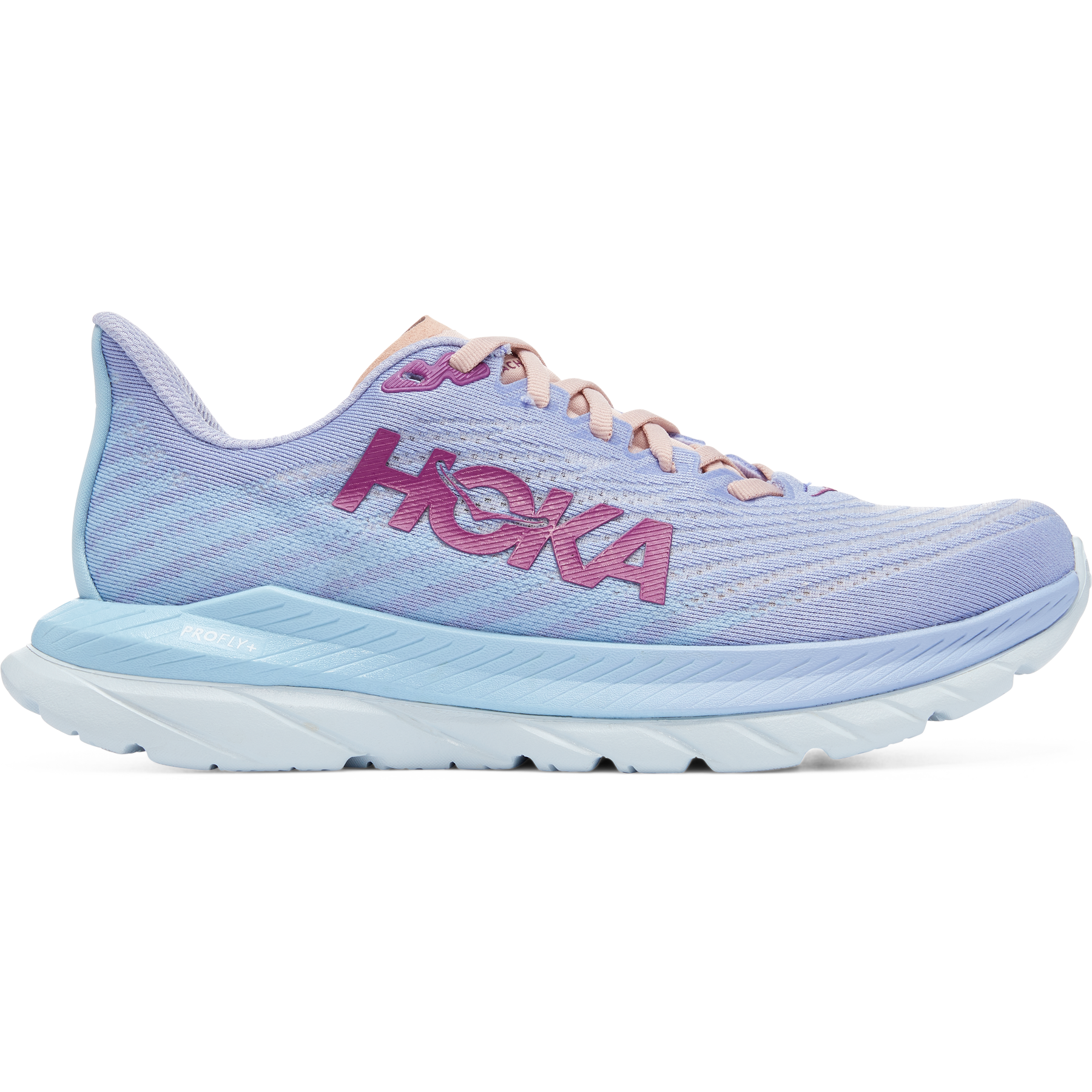 Women's Hoka One One Mach 5, Baby Lavander/Summer Song, 11 B Medium