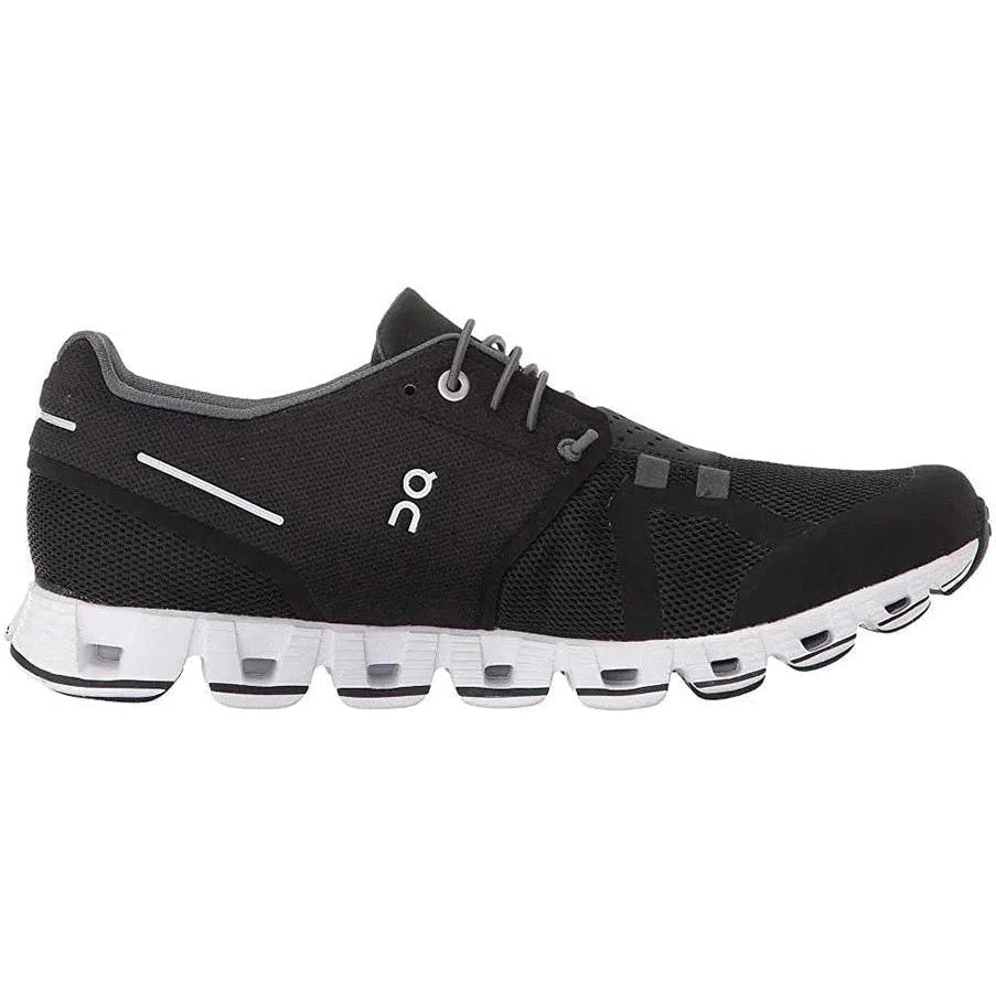 Women's On Cloud, Black/White, 7 B Medium