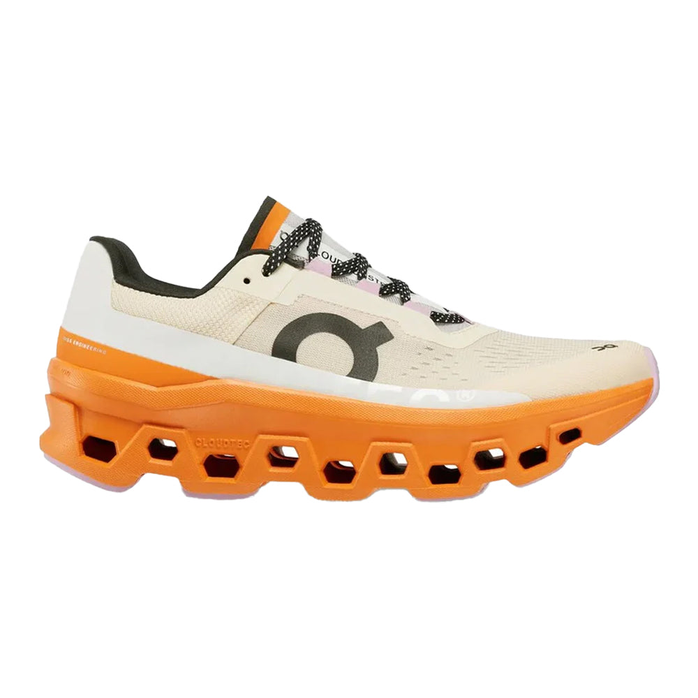 Women's On Cloudmonster, Fawn/Turmeric, 8.5 B Medium