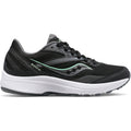 Women's Saucony Cohesion 15, Black/Meadow, 8 D Wide